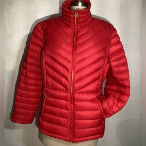 Michael Kors Red Puffer Jacket size X-Large